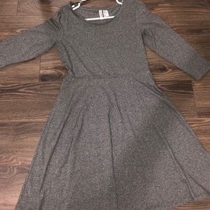 Grey skater dress